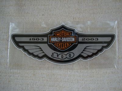 Лот: 9991274. Фото: 1. Наклейка Harley Davidson со светоотражающим... Аксессуары