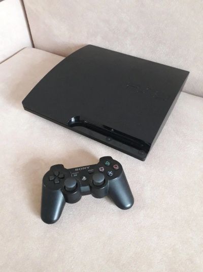 Лот: 14752009. Фото: 1. Sony PS 3 Slim 160 ГБ + игры. Игровые приставки, консоли