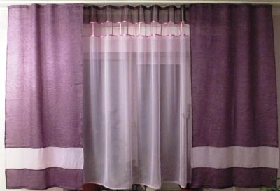 Лот: 3597909. Фото: 1. Новая сиреневая кухня. Шторы, тюль