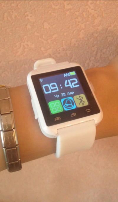 Лот: 7434100. Фото: 1. Smartwatch A8 bluetooth (умные... Смарт-часы, фитнес-браслеты, аксессуары