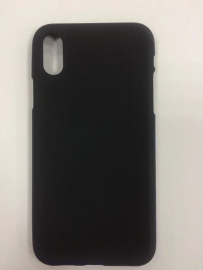 Лот: 10978416. Фото: 1. Чехол iPhone X/ XS Силикон Черный... Чехлы, бамперы