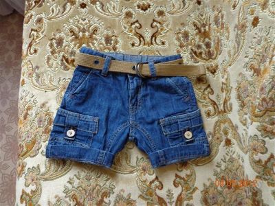 Лот: 1788146. Фото: 1. Шорты на мальчика ZARA 2-3 года. Брюки, шорты, джинсы