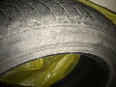Лот: 10328803. Фото: 1. Nokian Hakkapeliitta 5 225/55... Шины