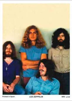 Лот: 10613012. Фото: 1. Led Zeppelin коллекционная карточка... Наклейки, фантики, вкладыши