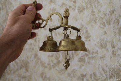Лот: 17997672. Фото: 1. Дверной колокольчик. Латунь. Индия... Другое (коллекционирование, моделизм)