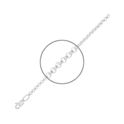 Лот: 23784293. Фото: 1. Серебряная цепочка Ролло. Цепочки