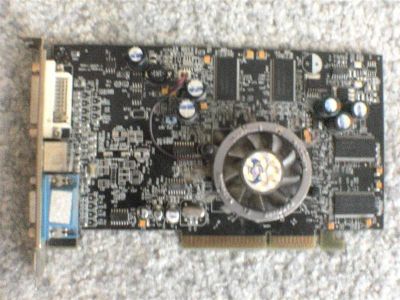Лот: 413272. Фото: 1. Видеокарта AGP Radeon 9600 Pro. Видеокарты