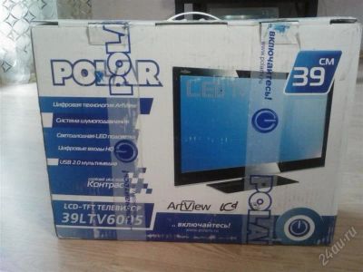 Лот: 2793490. Фото: 1. Телевизор LED 16" (39см) Polar... Телевизоры
