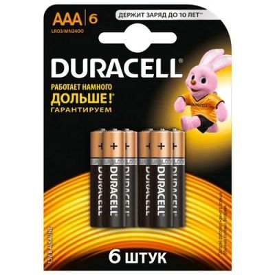 Лот: 15842093. Фото: 1. Батарейка DURACELL BASIC LR03... Батарейки, аккумуляторы, элементы питания