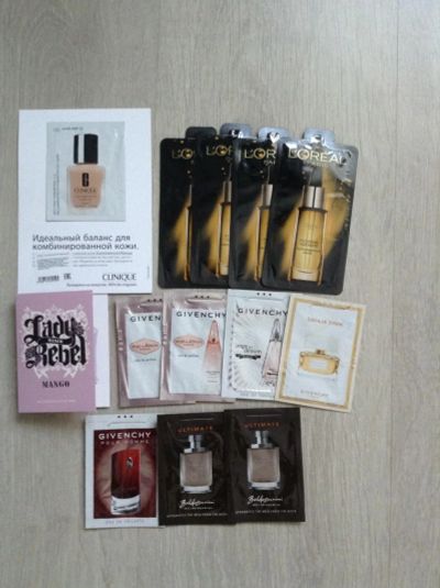 Лот: 6678735. Фото: 1. Пробники Clinique, l'oreal, Givenchy... Женская парфюмерия