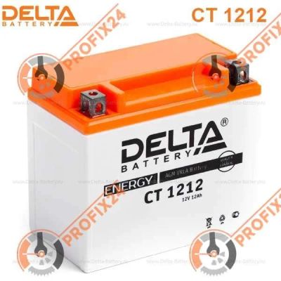 Лот: 14582573. Фото: 1. Аккумулятор DELTA CT 1212/YTX14-BS... Аккумуляторы
