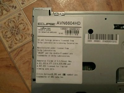 Лот: 9028795. Фото: 1. Eclipse avn 6604hd магнитола 2din... Автомагнитолы