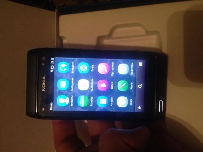 Лот: 3631987. Фото: 1. Nokia n8 черный. Идеальное состояние. Смартфоны