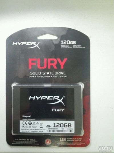 Лот: 9118065. Фото: 1. Ssd kingston fury. SSD-накопители