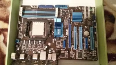 Лот: 5907017. Фото: 1. Материнская плата ASUS M4A87TD... Материнские платы