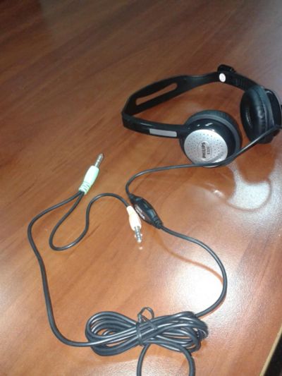 Лот: 7560527. Фото: 1. Наушники Philips S320 с микрофоном. Акустические системы