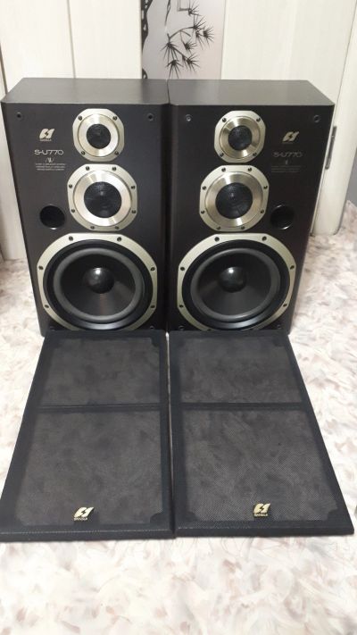 Лот: 15194995. Фото: 1. Sansui S-U770(Япония) 2/65w,8om. Пассивные акустические системы