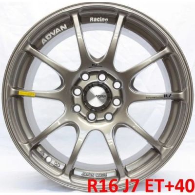 Лот: 5214331. Фото: 1. Advan RZ R16 J7 ET+40 4x100/114... Диски