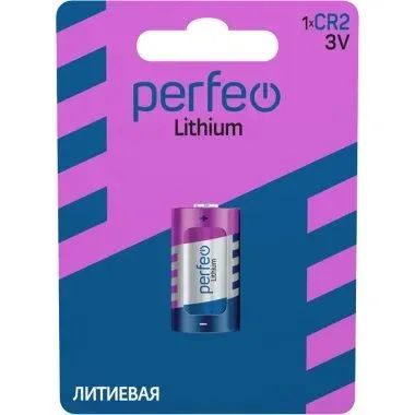 Лот: 25794606. Фото: 1. Батарейка Perfeo CR2/1BL Lithium... Батарейки, аккумуляторы, элементы питания