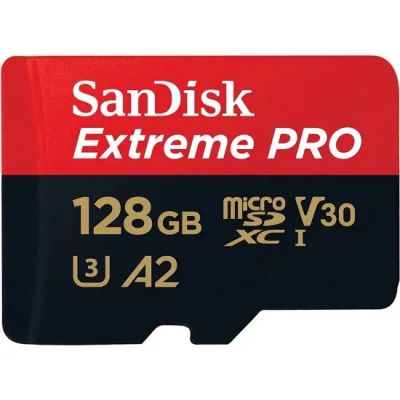 Лот: 24616921. Фото: 1. Карта памяти SanDisk 128GB Extreme... Карты памяти