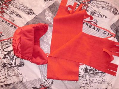 Лот: 1334460. Фото: 1. Шапка с шарфиком. Головные уборы