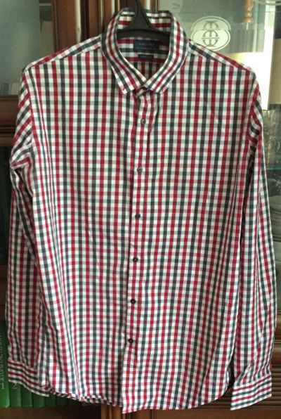 Лот: 20662733. Фото: 1. Одежда - Рубашка "Zara Man" (Вьетнам... Рубашки, водолазки
