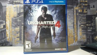 Лот: 8896427. Фото: 1. Uncharted 4 для PS4. Игры для консолей