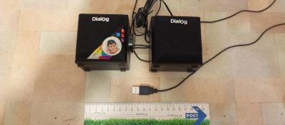 Лот: 24679739. Фото: 1. Компьютерные USB колонки Dialog... USB хабы