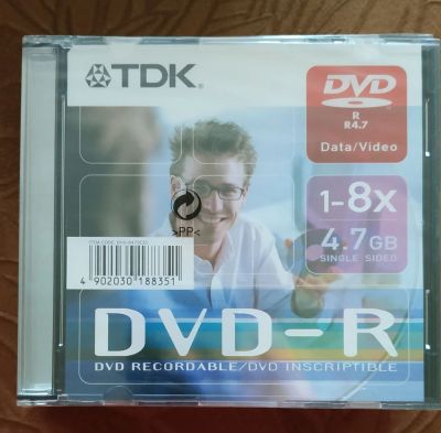 Лот: 12634296. Фото: 1. DVD-R TDK 4,7 GB 3шт. CD, DVD, BluRay