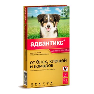 Лот: 17378912. Фото: 1. Advantix Адвантикс 250С капли... Косметика для животных