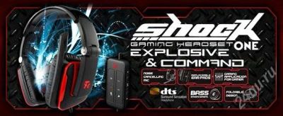 Лот: 2185877. Фото: 1. Tt eSPORTS by Thermaltake Shock... Акустические системы