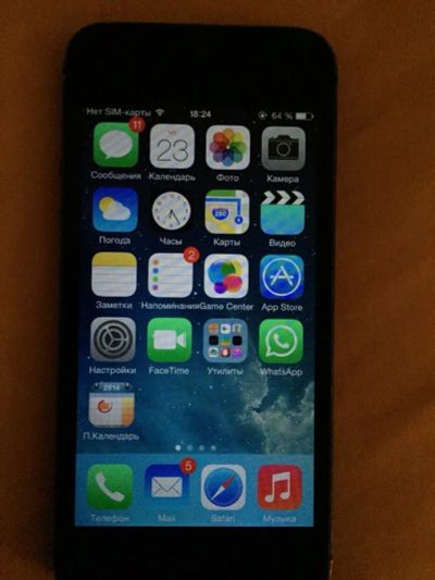 Лот: 4517906. Фото: 1. Продам iphone5 black. Смартфоны