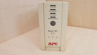 Лот: 23608452. Фото: 1. Ибп APC back-ups 500 б/у рабочий... ИБП, аккумуляторы для ИБП