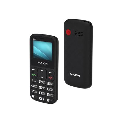 Лот: 25084150. Фото: 1. Сотовый Maxvi B100i Black 2sim... Кнопочные мобильные телефоны