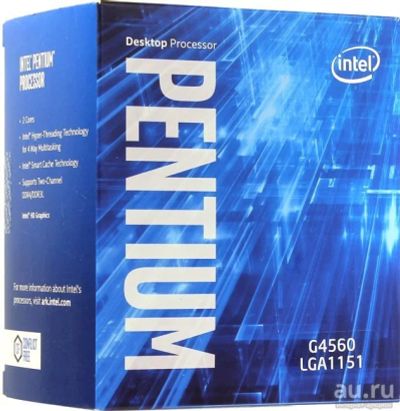 Лот: 9166590. Фото: 1. Процессор Intel Pentium G4560... Процессоры