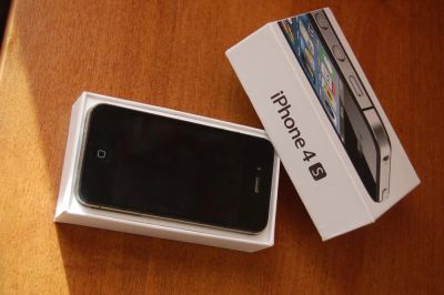 Лот: 4108801. Фото: 1. iPhone 4s, Black, 16 gb. Смартфоны