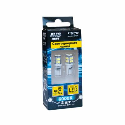 Лот: 20584527. Фото: 1. T100 T10/белый/ (W2.1x9.5D) 30SMD... Оптика и освещение