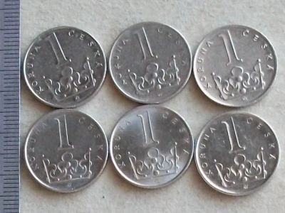 Лот: 20046054. Фото: 1. Монета 1 крона одна Чехия 1993... Европа