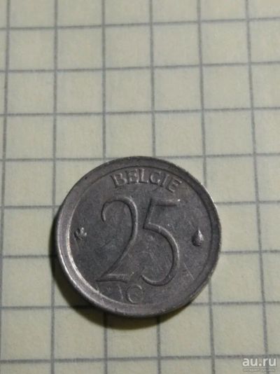 Лот: 9849348. Фото: 1. монета Бельгия 25 сантимов, 1966. Европа