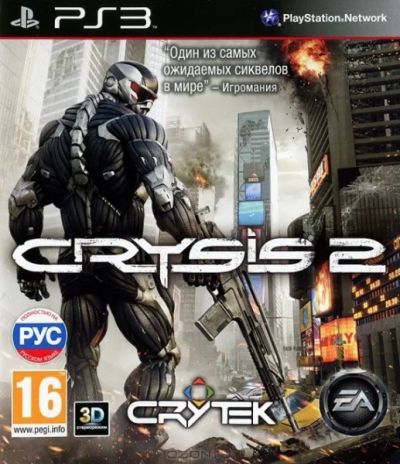 Лот: 8976993. Фото: 1. Crysis 2. Лицензионный диск для... Игры для консолей