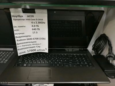 Лот: 14031778. Фото: 1. Ноутбук Acer Игровой 17 Дюймов... Ноутбуки