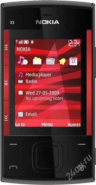 Лот: 804630. Фото: 1. Nokia X3 , читаем описание. Кнопочные мобильные телефоны