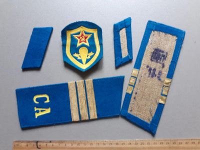 Лот: 25720431. Фото: 1. погоны +петлицы+шевроны сержант... Нашивки, шевроны, погоны