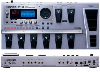 Лот: 1342960. Фото: 1. Гитарный процессор BOSS GT-10. Гитарные эффекты и комбоусилители