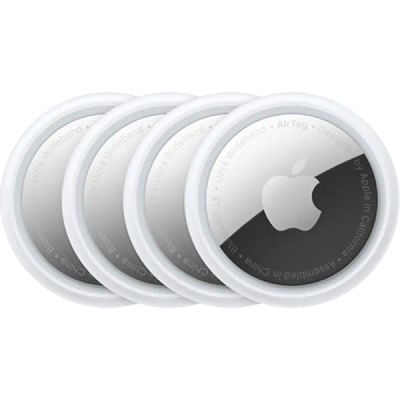 Лот: 22222200. Фото: 1. Метка Apple AirTag, 4 штуки (MX542... Брелоки, подвески