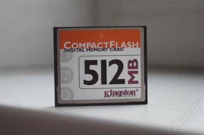 Лот: 691592. Фото: 1. Compact Flash 512MB Kingston. USB-флеш карты