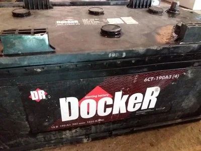 Лот: 9471001. Фото: 1. Аккумулятор DocKeR 6СТ-190 (не... Аккумуляторы