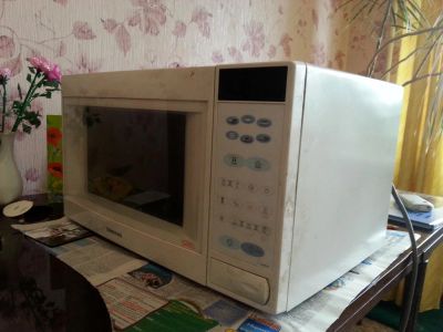 Лот: 4172101. Фото: 1. Микроволновка samsung с функцией... Микроволновки, мини-печи