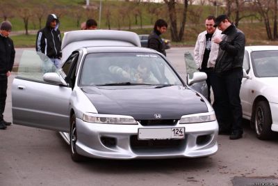 Лот: 5028980. Фото: 1. Honda Integra передний бампер. Детали тюнинга
