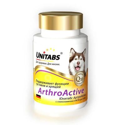 Лот: 11810881. Фото: 1. Витамины Unitabs (Юнитабс) ArthroActiv... Косметика для животных